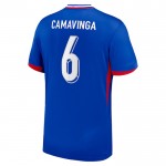 Günstige Fußballtrikots Frankreich Camavinga 6 Heimtrikot EURO 2024 Kurzarm